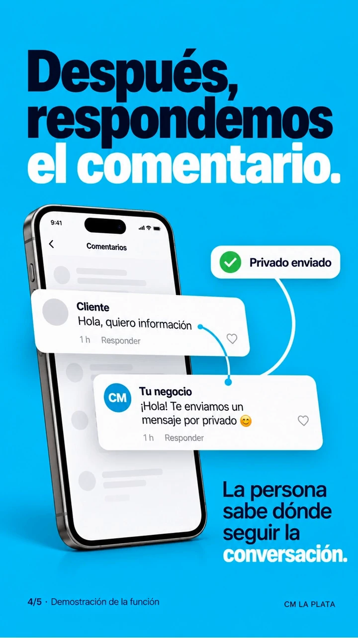 Paso 4 de 5: La respuesta al comentario