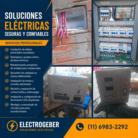 Anuncio de Electro Gerber · Instalaciones eléctricas