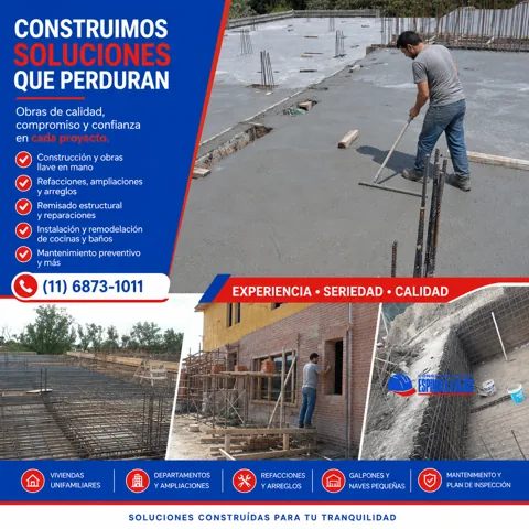 Anuncio de Espinola Hijos · Construcción y refacciones