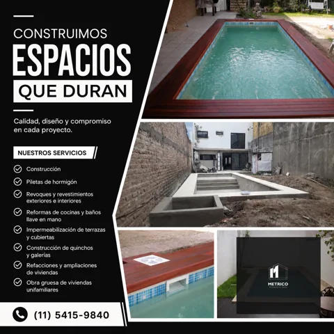 Anuncio de Métrico Arquitectura y Diseño · Arquitectura y remodelaciones